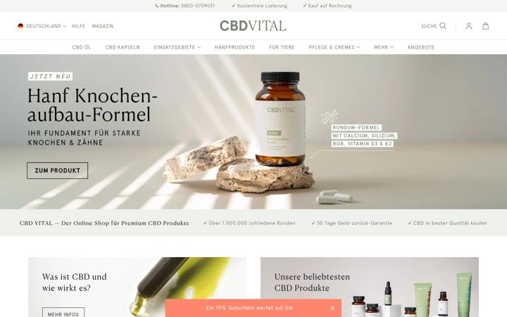 Screenshot of cbd-vital.de