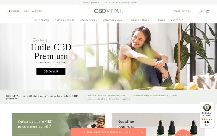 Screenshot of cbd-vital.fr