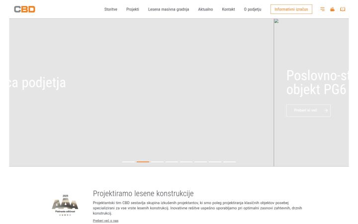 Screenshot von cbd.si
