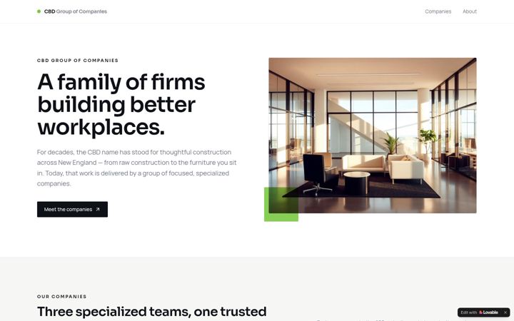Screenshot of cbdcompanies.com