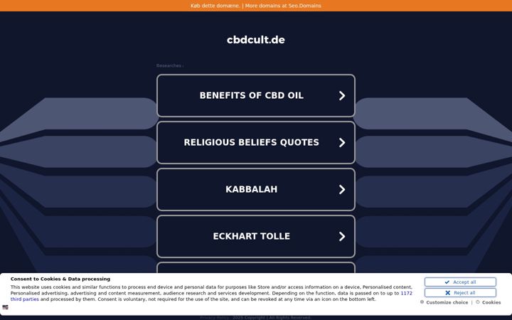 Screenshot of cbdcult.de