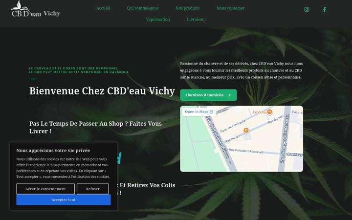Screenshot of cbdeauvichy.fr