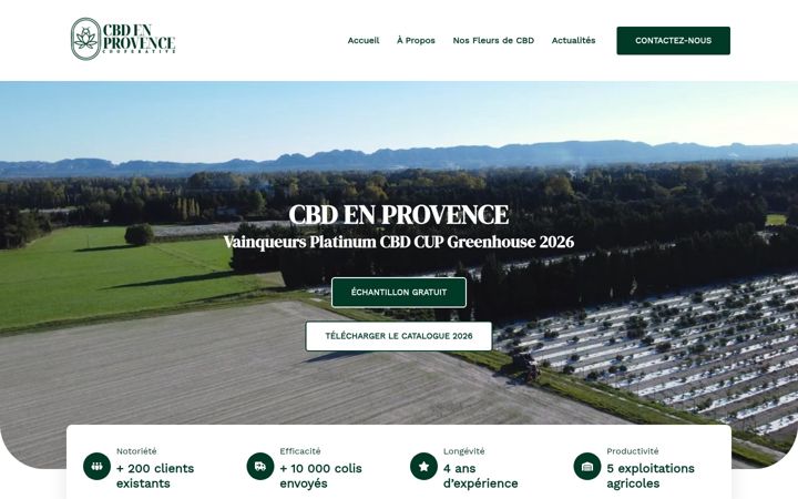 Screenshot of cbdenprovence.com