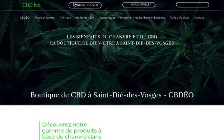 Screenshot of cbdeo-88.fr