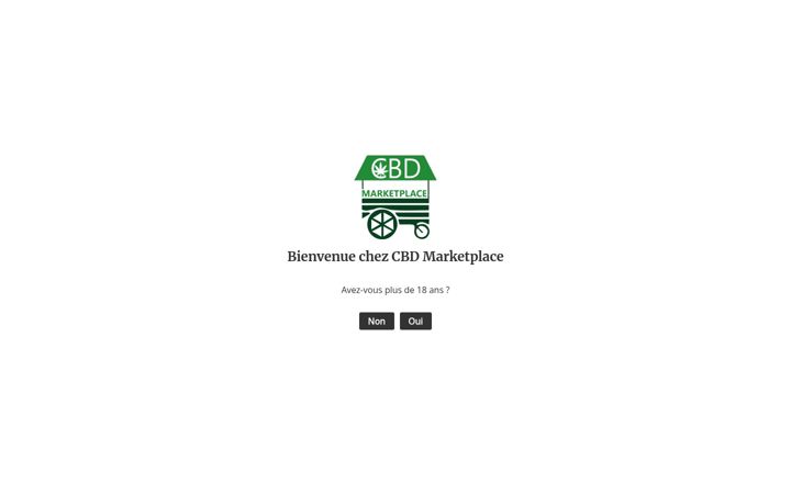 Screenshot of cbdmarketplace.fr