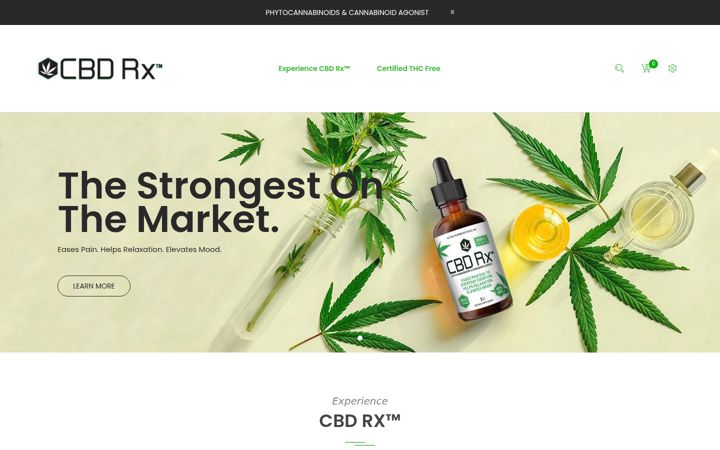 Screenshot of cbdrxonline.net