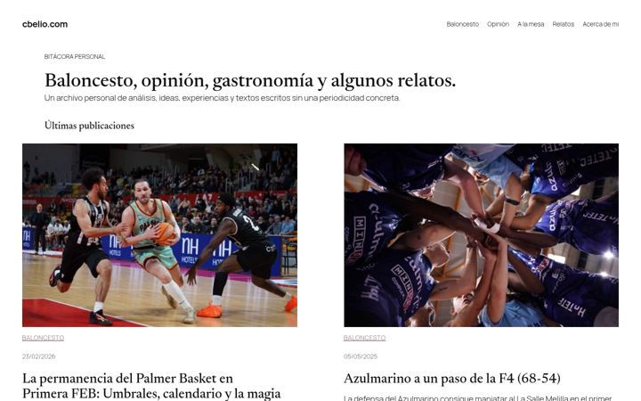 Screenshot of cbelio.com