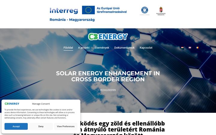 Skjámynd af cbenergy.eu