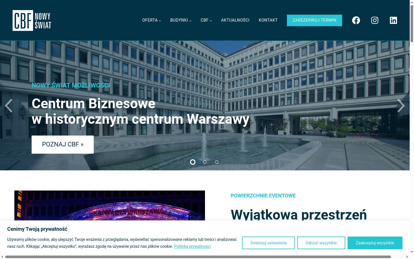 Sutikimo reklamjuostės, rodytos prieš bet kokią sąveiką, ekrano kopija