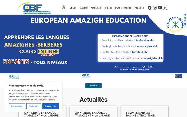 Screenshot of cbf.fr