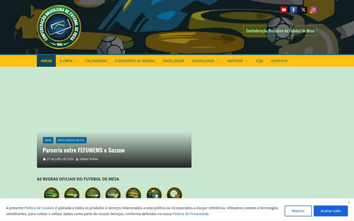 Screenshot von cbfm.com.br