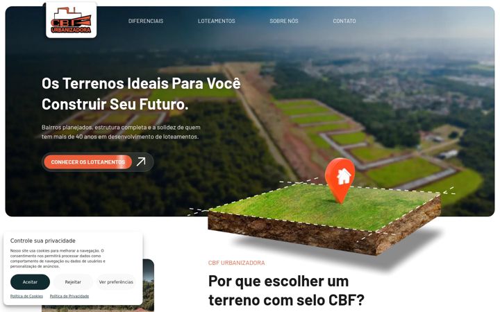Screenshot von cbfurbanizadora.com.br