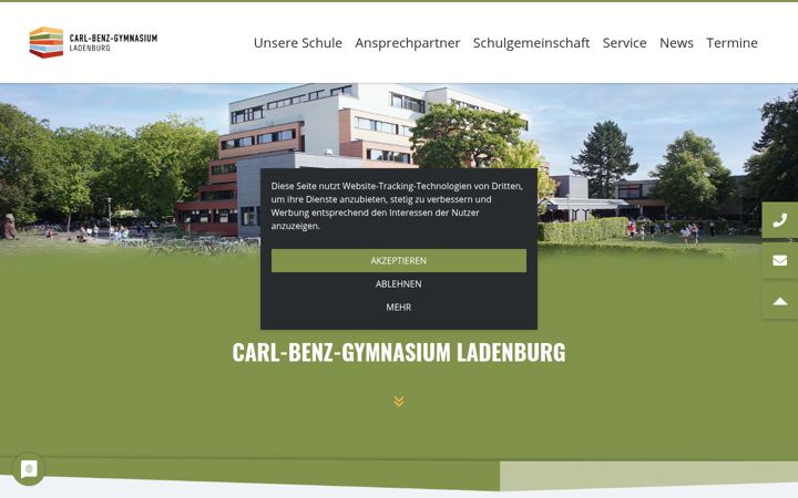 Screenshot of cbg-ladenburg.de