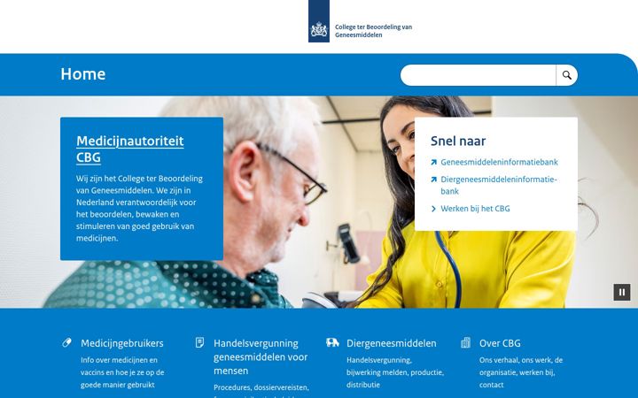 Screenshot of cbg-meb.nl