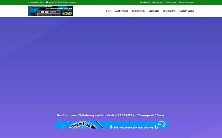 Screenshot of cbgateway-bochum.de