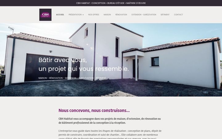 Screenshot of cbh-habitat.fr