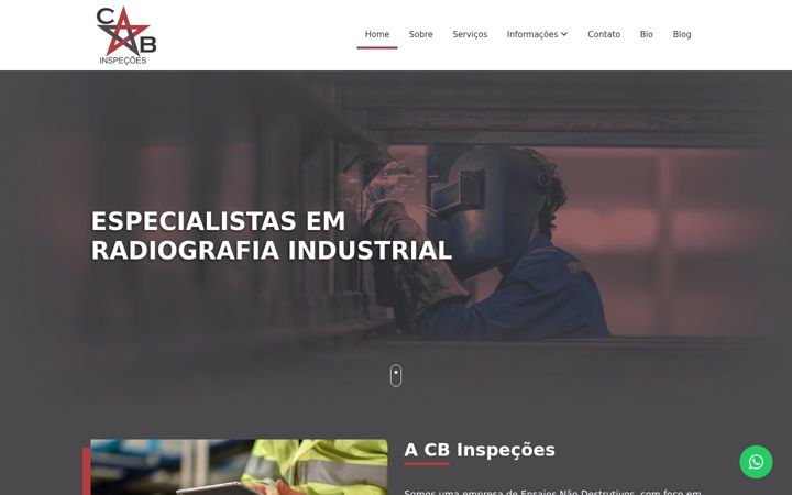 Screenshot von cbinspecoes.com.br