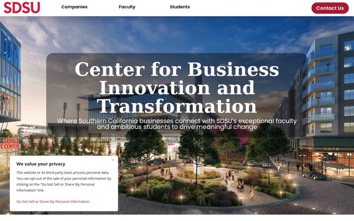 Screenshot of cbit.sdsu.edu
