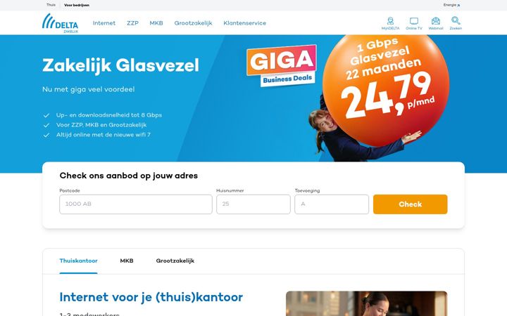 Screenshot of cbizz.nl
