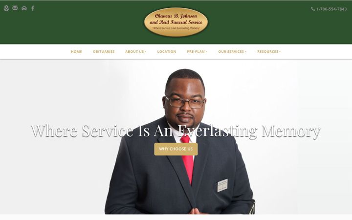 Screenshot of cbjohnsonreidfs.com