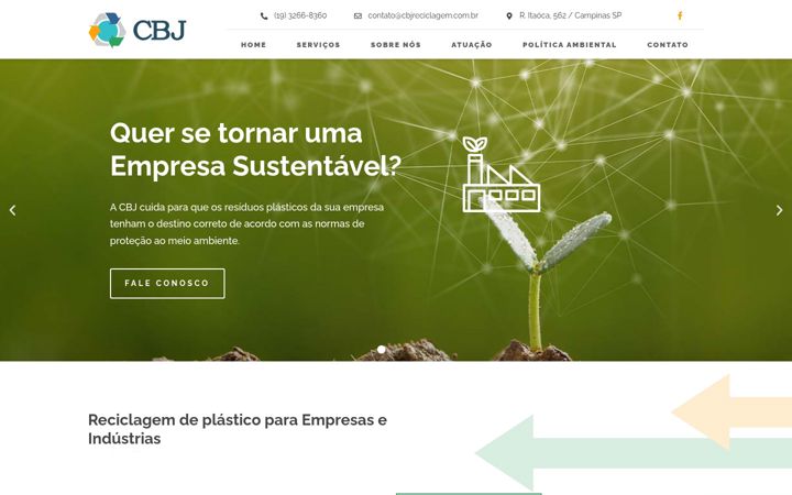 Screenshot von cbjreciclagem.com.br
