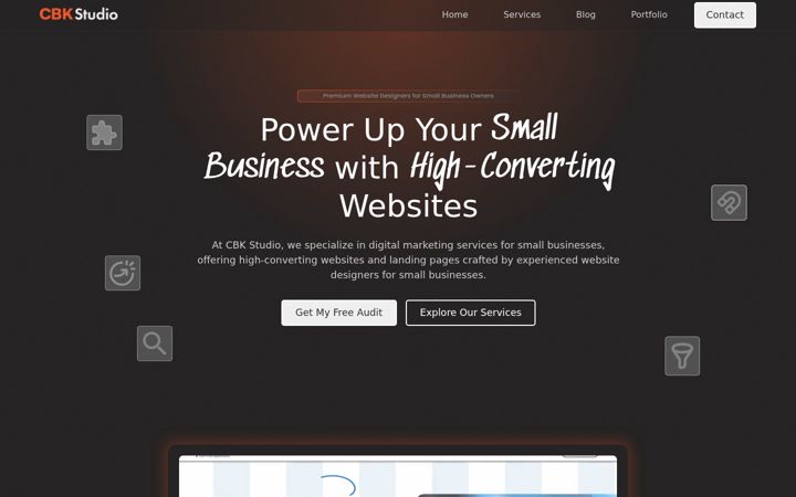 Screenshot of cbkstudio.com