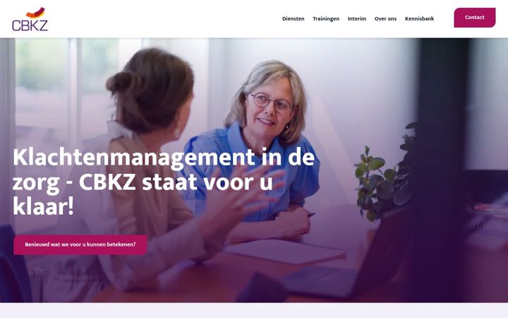 Captura de pantalla de cbkz.nl