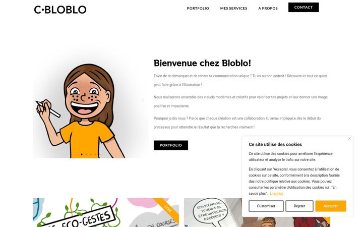 Screenshot of cbloblo.com