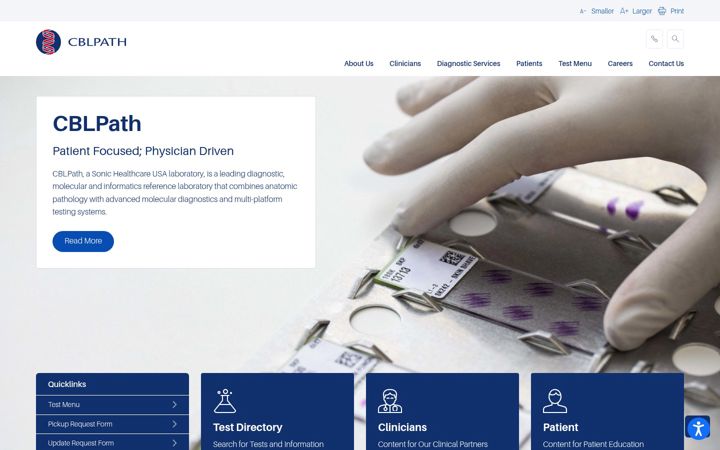 Screenshot of cblpath.com