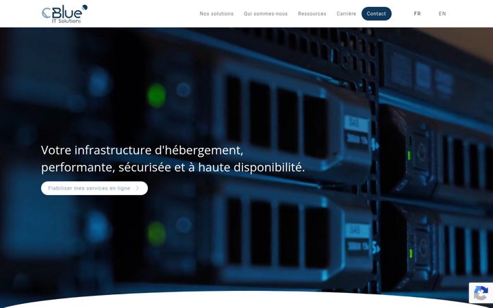 Screenshot of cblue.be