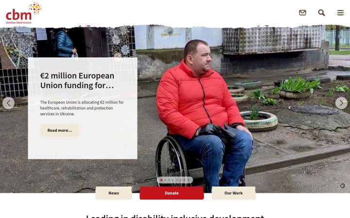Screenshot of cbm.org