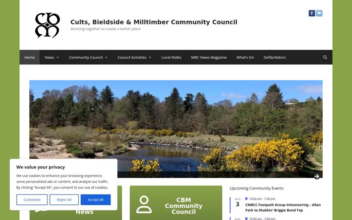 Screenshot ta' cbmcommunity.org.uk