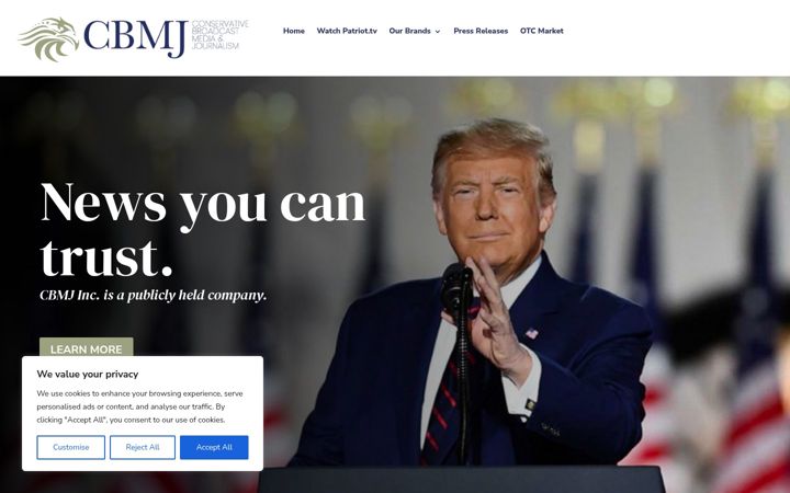 Screenshot of cbmjinc.com