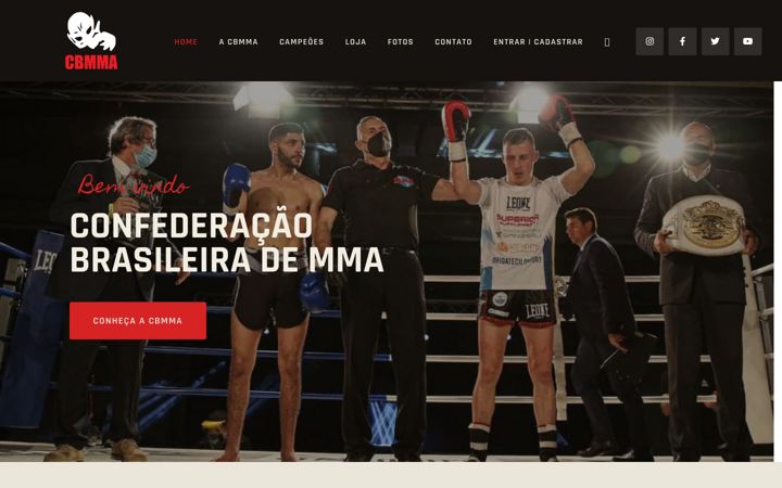 Screenshot of cbmma.com.br