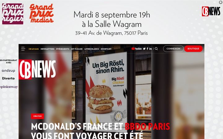 Screenshot of cbnews.fr