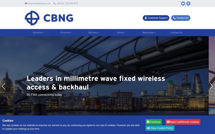Screenshot of cbng.co.uk