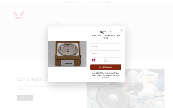 Screenshot of cbngrindingwheel.com