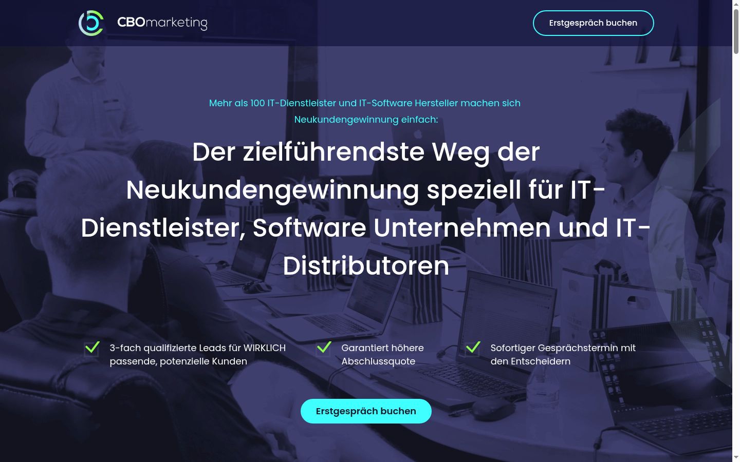 Screenshot des Einwilligungsbanners vor jeglicher Interaktion