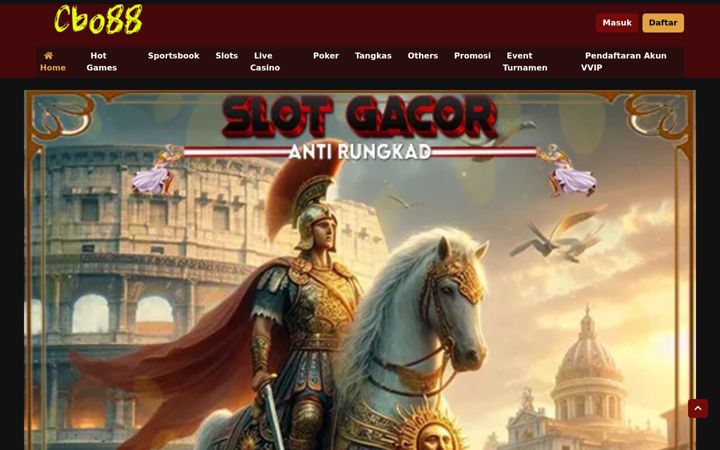 Screenshot of cbo88slot.com