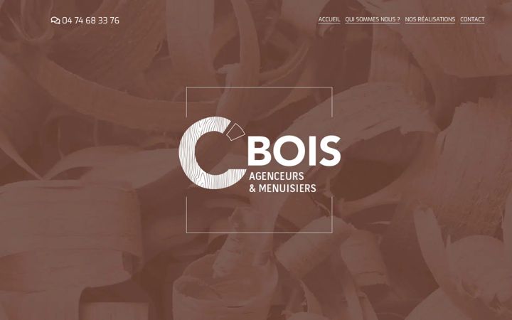 Screenshot of cbois-menuiserie.fr