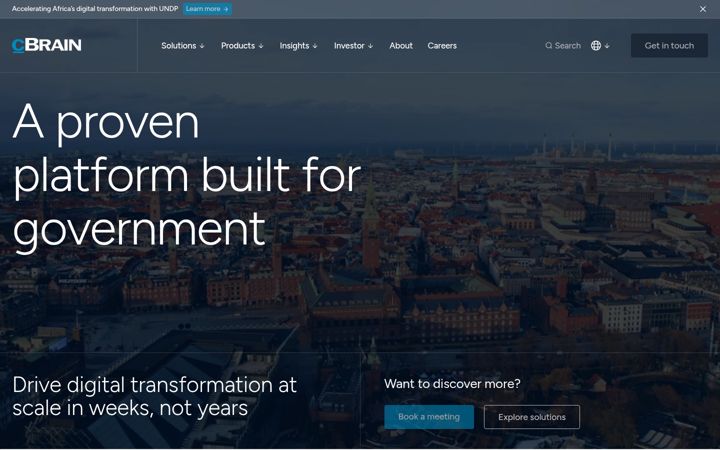 Screenshot of cbrain.com