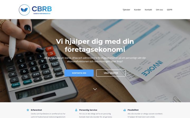 Screenshot of cbrb.se