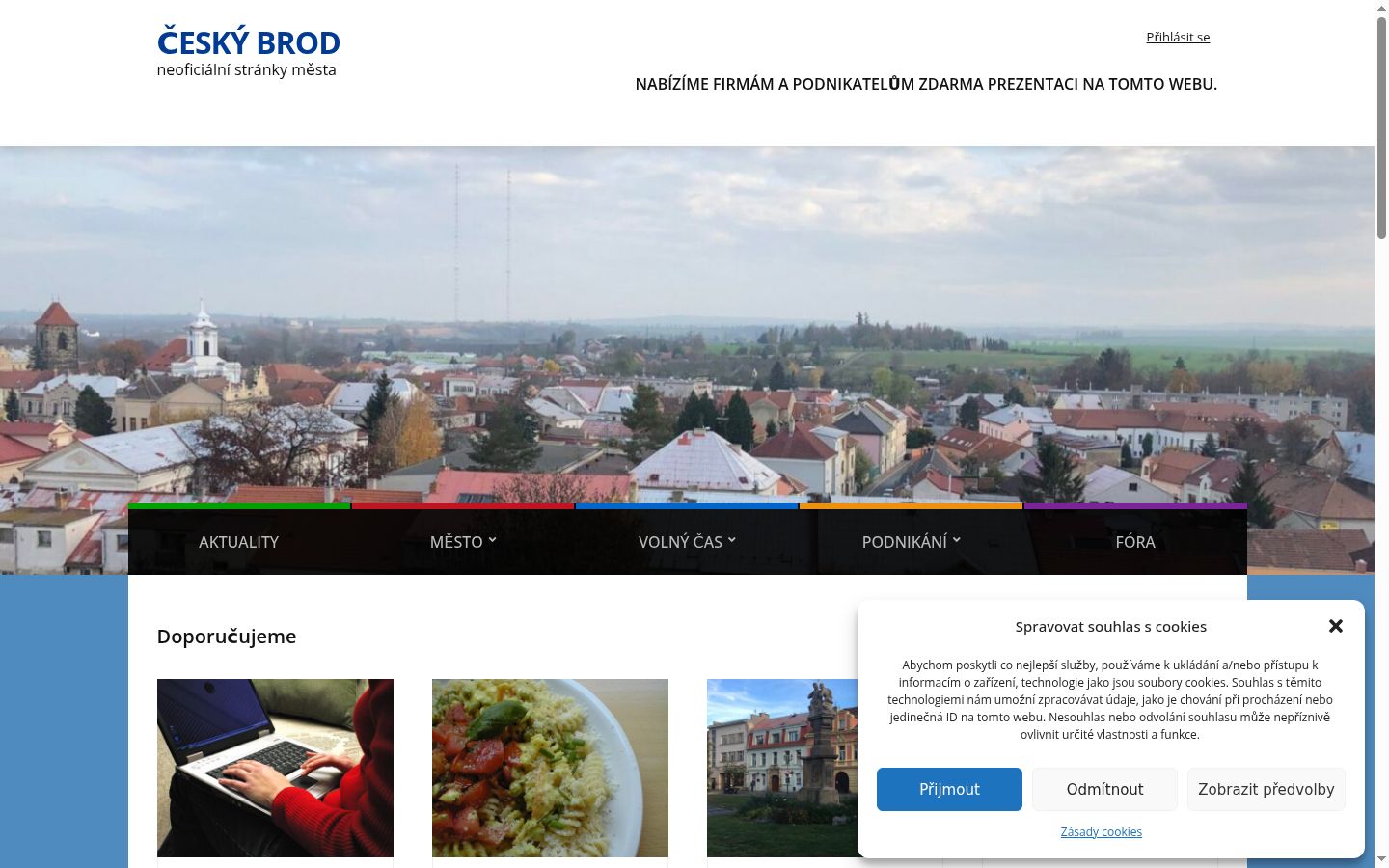 Screenshot tal-banner tal-kunsens muri qabel kwalunkwe interazzjoni