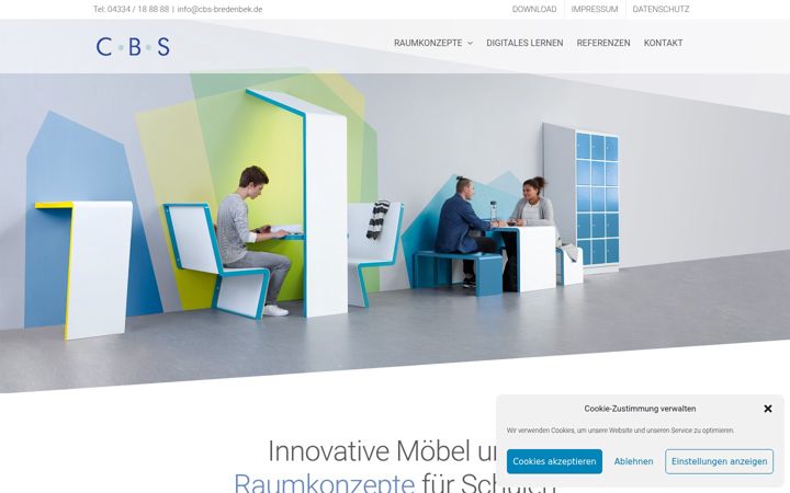 Screenshot of cbs-bredenbek.de
