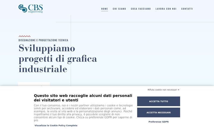 Screenshot of cbs-engineering.it