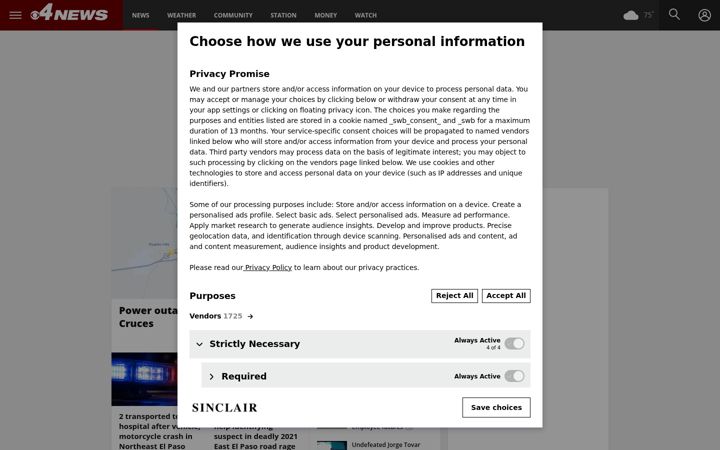 Screenshot of cbs4local.com