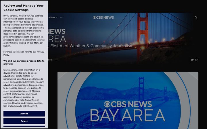 Screenshot of cbs5.com
