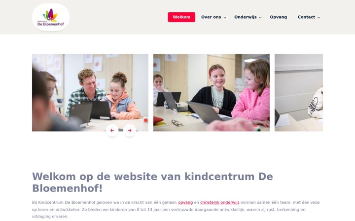 Screenshot of cbsbloemenhof.nl