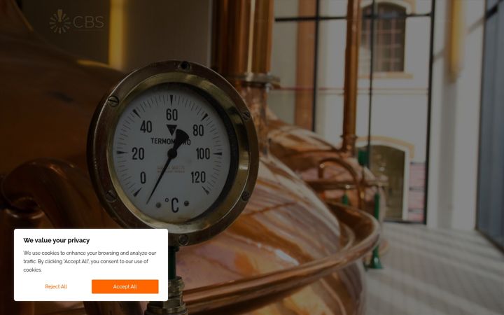 Screenshot of cbsbrew.com