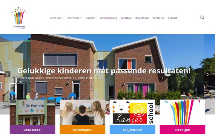 Ekrano kopija cbsdefonteinlutten.nl